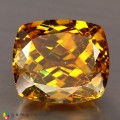 Natural Sphalerite 36.88 Carats Golden Yellow Orange Cushion 18x15 mm Loose Gemstone - Image 3