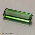 Natural Tourmaline 3.05 Carats Green Emerald Cut 16x5 mm Loose Gemstone - Image 2