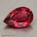 Natural Rubellite 2.89 Carats Purplish Pink Pear 12x8 mm Loose Gemstone - Image 1