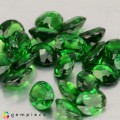 Natural Tsavorite garnet 8.46 Carats Chrome Green Oval 5x4 mm Loose Gemstone - Image 2