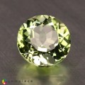 Natural Amblygonite 1.49 Carats Yellowish Green Round 7x5 mm Loose Gemstone - Image 3