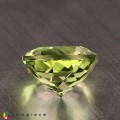 Natural Amblygonite 1.49 Carats Yellowish Green Round 7x5 mm Loose Gemstone - Image 4