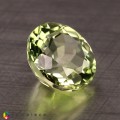 Natural Amblygonite 1.49 Carats Yellowish Green Round 7x5 mm Loose Gemstone - Image 6