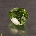 Natural Demantoid garnet 1.12 Carats Green Pear 6x5 mm Loose Gemstone - Image 2
