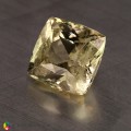 Natural Grossular garnet 3.35 Carats Light Pastel Yellow Cushion 8x6 mm Loose Gemstone - Image 2