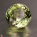 Natural Sillimanite 6.13 Carats Light Yellow Green Round 11x8 mm Loose Gemstone - Image 1