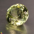 Natural Sillimanite 6.13 Carats Light Yellow Green Round 11x8 mm Loose Gemstone - Image 2