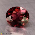 Natural Rhodolite garnet 4.41 Carats Purplish Pink Oval 10x9 mm Loose Gemstone - Image 2