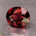Natural Rhodolite garnet 4.41 Carats Purplish Pink Oval 10x9 mm Loose Gemstone - Image 3