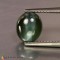Green to light purple natural alexandrite cats eye oval cabochon  3.69cts - 9x8mm