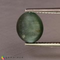 Natural Green to light purple natural alexandrite cats eye oval cabochon 3.69 Carats Green to Light Purple Oval Cabochon 9x8 mm Loose Gemstone - Image 4