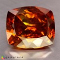 Natural Sphalerite 14.95 Carats Sunset Orange Cushion 15x13 mm Loose Gemstone - Image 8