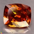 Natural Sphalerite 14.95 Carats Sunset Orange Cushion 15x13 mm Loose Gemstone - Image 2