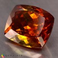 Natural Sphalerite 14.95 Carats Sunset Orange Cushion 15x13 mm Loose Gemstone - Image 3