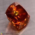 Natural Sphalerite 14.95 Carats Sunset Orange Cushion 15x13 mm Loose Gemstone - Image 6