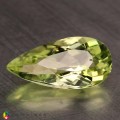 Natural Amblygonite 1.08 Carats Yellowish Green Pear 10x5 mm Loose Gemstone - Image 1