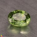 Natural Demantoid garnet 1 Carats Green Oval 6x5 mm Loose Gemstone - Image 2