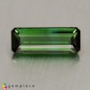 Natural Tourmaline 2.91 Carats Hunter Green Emerald Cut 14x5 mm Loose Gemstone - Image 1