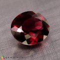 Natural Rhodolite garnet 5.30 Carats Purplish Pink Oval 11x10 mm Loose Gemstone - Image 6