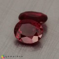 Natural Ruby 1.17 Carats Pinkish Red Oval Cushion 5x4 mm Loose Gemstone - Image 2