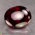 Natural Rhodolite Garnet 9.91 Carats Purplish Pink Buff Top 14x12 mm Loose Gemstone - Image 1