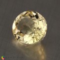 Natural Montebrasite 1.52 Carats Baby Yellow Oval 8x7 mm Loose Gemstone - Image 3