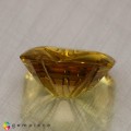 Natural Tourmaline 6.37 Carats Honey Yellow Fancy  13x11 mm Loose Gemstone - Image 4