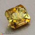 Natural Tourmaline 6.37 Carats Honey Yellow Fancy  13x11 mm Loose Gemstone - Image 6