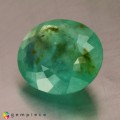 Natural Peru opal 16.37 Carats Paraiba Blue Green Oval 20x17 mm Loose Gemstone - Image 3