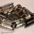 Natural Tourmaline 29.13 Carats Half White and Light Green Baguette Mixed Lot Loose Gemstone - Image 2