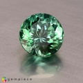 Natural Apatite 2.17 Carats Paraiba Green Round 8x6 mm Loose Gemstone - Image 1