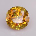 Natural Sphalerite 15.76 Carats Golden Yellow Orange Round 15x10 mm Loose Gemstone - Image 7