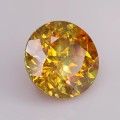 Natural Sphalerite 15.76 Carats Golden Yellow Orange Round 15x10 mm Loose Gemstone - Image 6