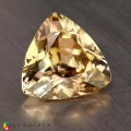 Natural Zircon 3.25 Carats Champagne Trilliant  9x5 mm Loose Gemstone - Image 4