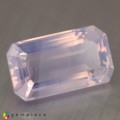 Natural Lavender quartz 15.55 Carats Lavender Emerald Cut 21x12 mm Loose Gemstone - Image 1