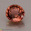 Natural Tourmaline 1.87 Carats Padparadscha Pink Oval 8x7 mm Loose Gemstone - Image 2