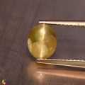 Natural Chrysoberyl cats eye 2.22 Carats Yellow Oval Cabochon 8x7 mm Loose Gemstone - Image 4