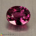 Natural Rhodolite garnet 1.68 Carats Purple Oval 7x6 mm Loose Gemstone - Image 6