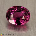 Natural Rhodolite garnet 1.68 Carats Purple Oval 7x6 mm Loose Gemstone - Image 2