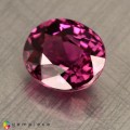 Natural Rhodolite garnet 1.68 Carats Purple Oval 7x6 mm Loose Gemstone - Image 3