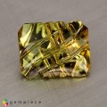 Natural Tourmaline 5.38 Carats Yellow Fancy  12x10 mm Loose Gemstone - Image 1