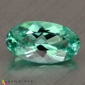 Natural Apatite 1.92 Carats Paraiba Green Oval 11x6 mm Loose Gemstone - Image 2