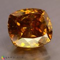 Natural Sphalerite 18.22 Carats Golden Yellow Cushion 14x12 mm Loose Gemstone - Image 7