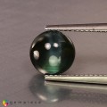Natural Alexandrite cats eye 3.66 Carats Green to Light Purple Pink Round Cabochon 8x6 mm Loose Gemstone - Image 5