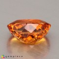 Natural Spessartite garnet 1.73 Carats Fanta Orange Oval 8x5 mm Loose Gemstone - Image 5