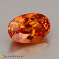 Natural Spessartite garnet 1.73 Carats Fanta Orange Oval 8x5 mm Loose Gemstone - Image 6