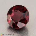 Natural Rhodolite garnet 2.89 Carats Pinkish Red Round 8x5 mm Loose Gemstone - Image 2