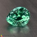 Natural Apatite 1.51 Carats Paraiba Green Pear 8x6 mm Loose Gemstone - Image 1
