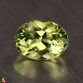 Natural Amblygonite 1.49 Carats Yellowish Green Oval 8x6 mm Loose Gemstone - Image 2