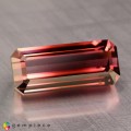 Natural Tourmaline 6.06 Carats Pink to Champagne Emerald Cut 15x7 mm Loose Gemstone - Image 4
